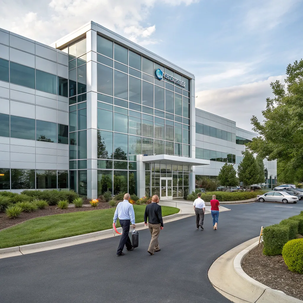 Modern office building of Synavexel